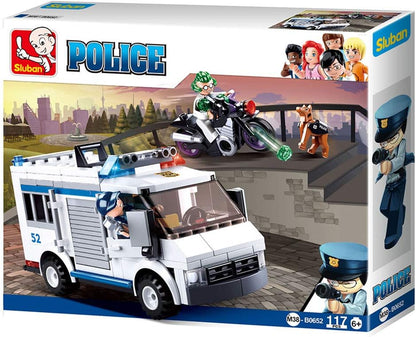 Sluban Building Blocks - Police Truck & Villain