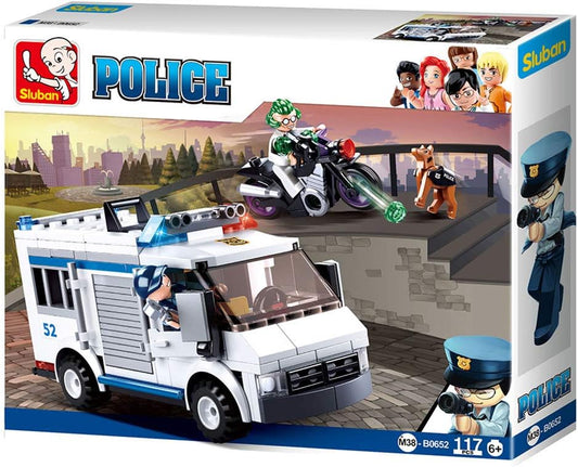 Sluban Building Blocks - Police Truck & Villain