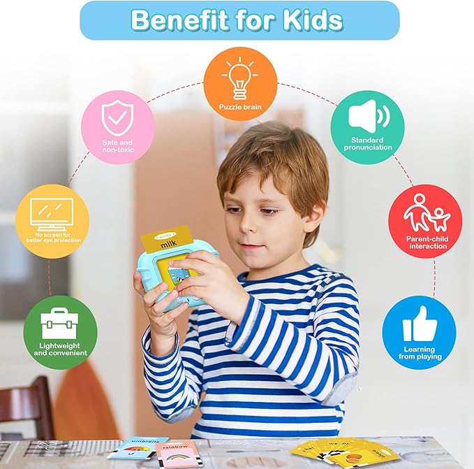 Kids English Flash Card Reading & Pronunciation Toy