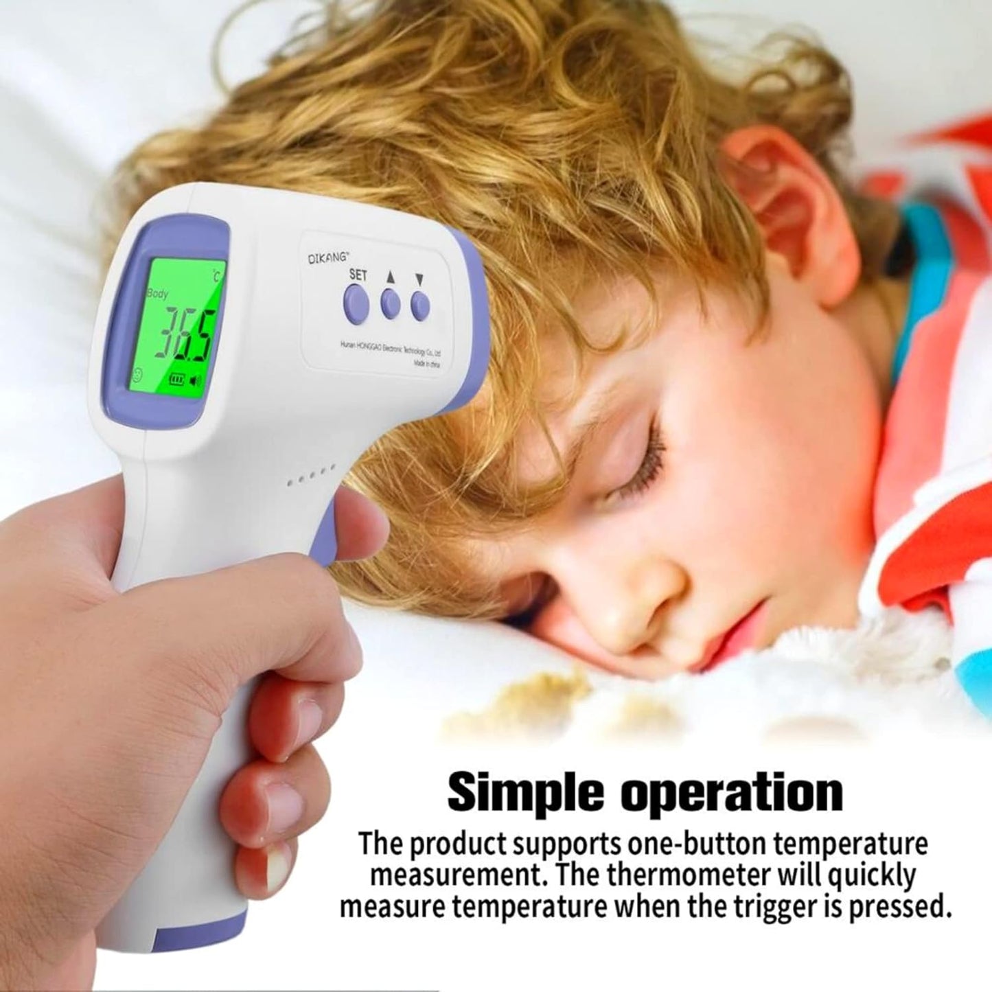 Digital Infrared Forehead Thermometer for Adults and Children