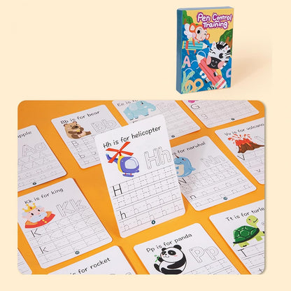 Reusable Preschool Pen Control Training Books - 30 Reusable Pages