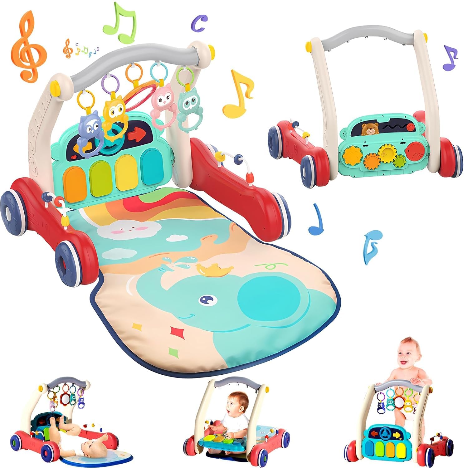 2 IN 1 Piano Play Mat Baby Walker Chai Namibia