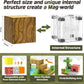 Pixel-Inspired Magnetic Building Blocks