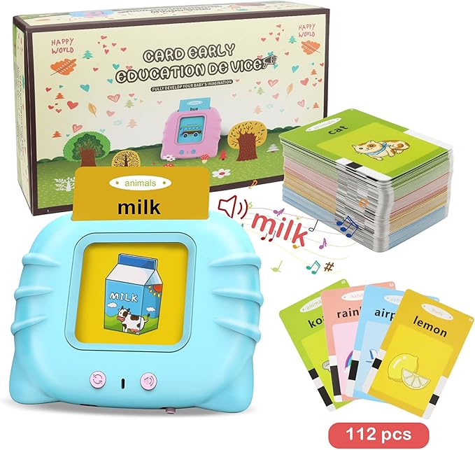 Kids English Flash Card Reading & Pronunciation Toy