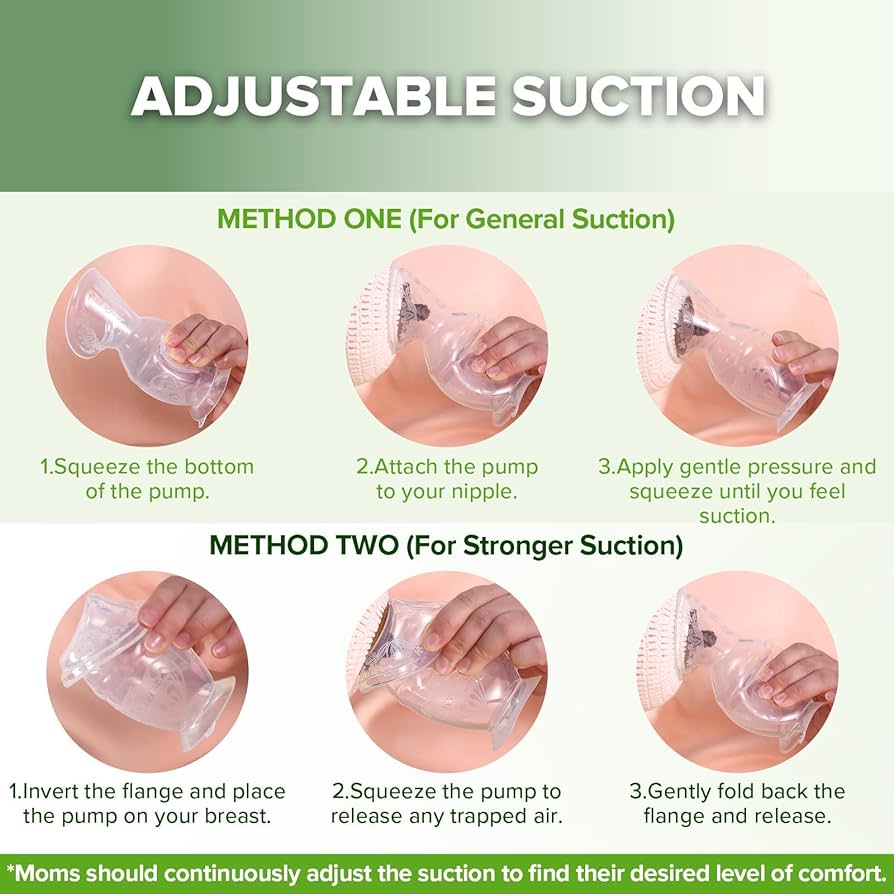 GAMAL Manual Silicone Breast Pump - 110ml