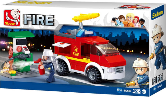 Sluban Building Blocks - Small Fire Truck
