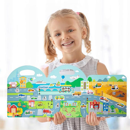 Reusable Jelly Stick-N-Play Stricker Books