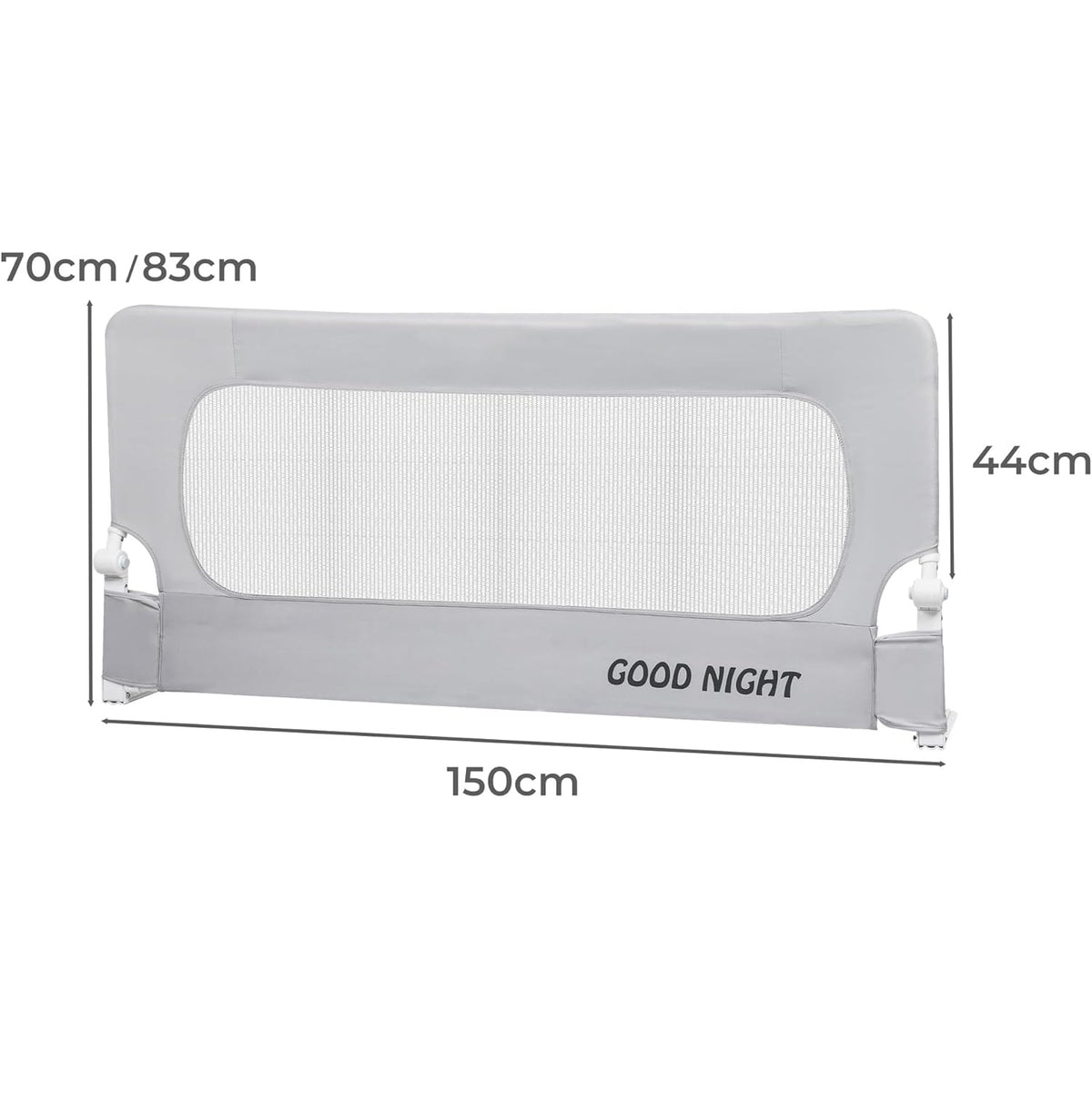 Kids Swing-Down Safety Bed Rail - 1.5 Meter
