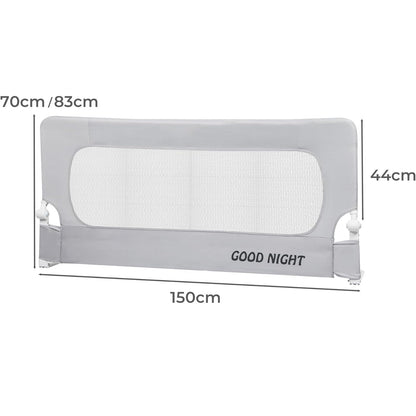 Kids Swing-Down Safety Bed Rail - 1.5 Meter