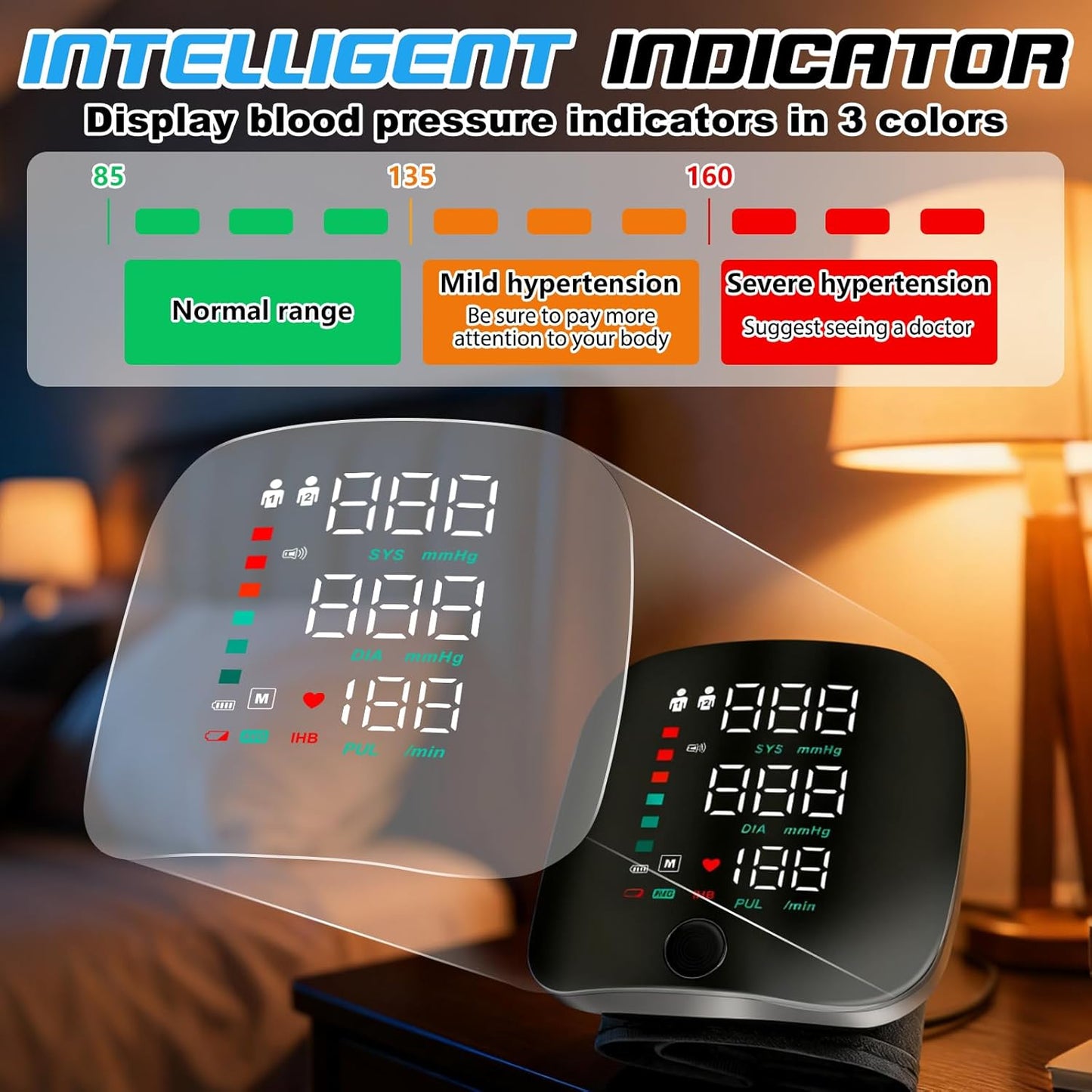 Wrist Blood Pressure Monitor - For Home Use