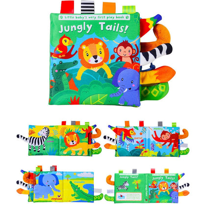 Baby Sensory Crinkle Books With Animal Tails