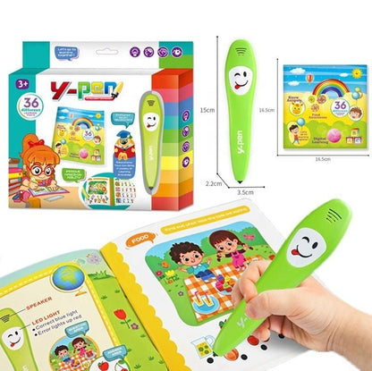Y-Pen Interactive Pre-School Educational Book - Digital Pen Included
