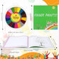 Kids Finger Painting Coloring Book - 36 Sheets & 12 Colors Set