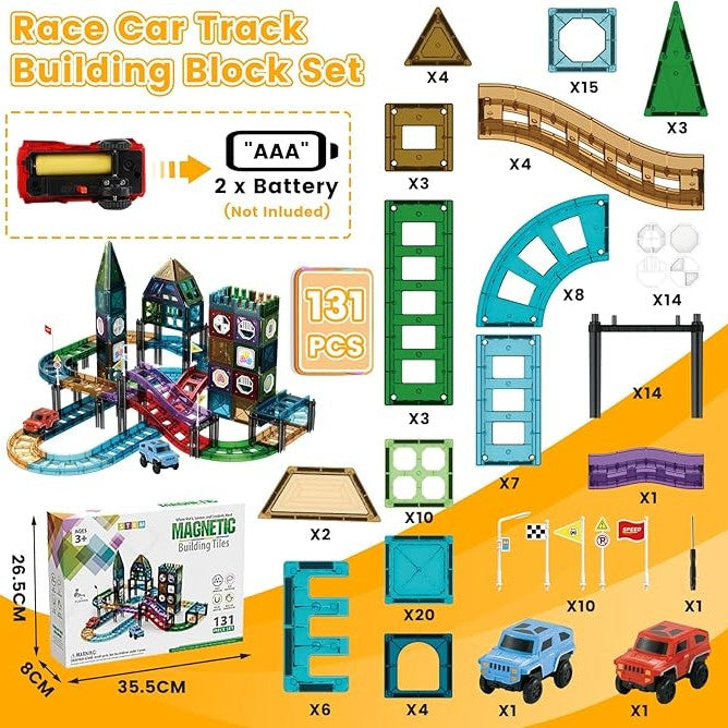 STEM Magnetic Building Tiles