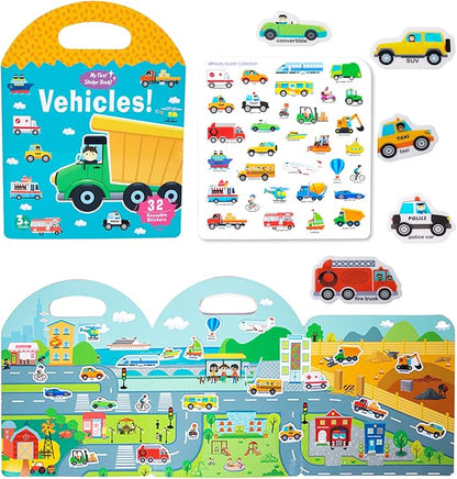 Reusable Jelly Stick-N-Play Stricker Books