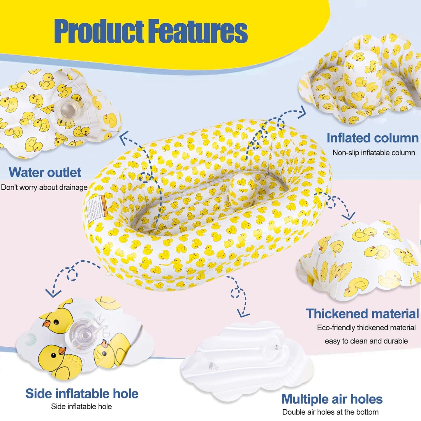 Baby Inflatable Bathtub & Swimming Pool