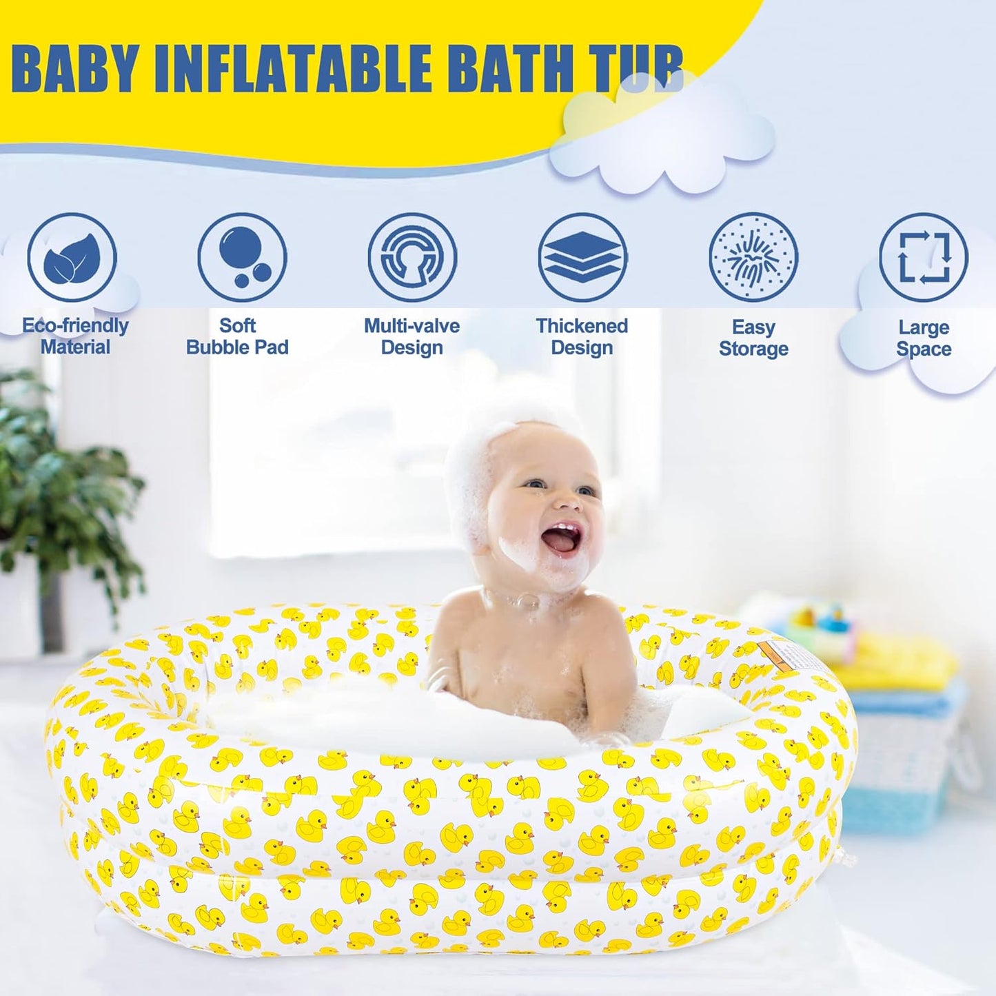 Baby Inflatable Bathtub & Swimming Pool