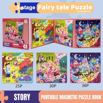 3in1 Magnetic Jigsaw Puzzle Sets - Ages 3+ Years