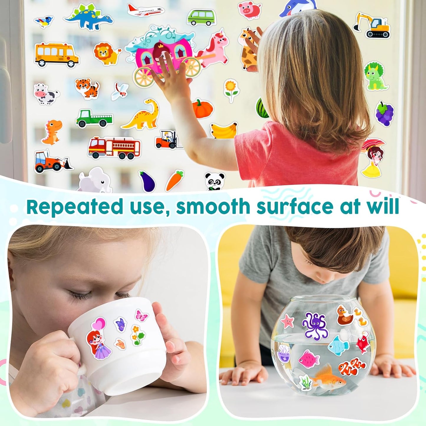 Reusable Jelly Stick-N-Play Stricker Books