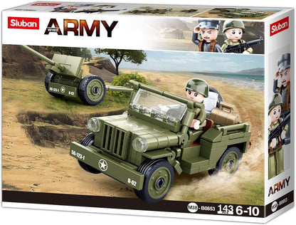Sluban Building Blocks - Military Jeep