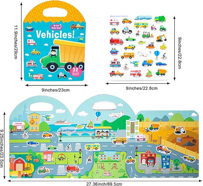 Reusable Jelly Stick-N-Play Stricker Books