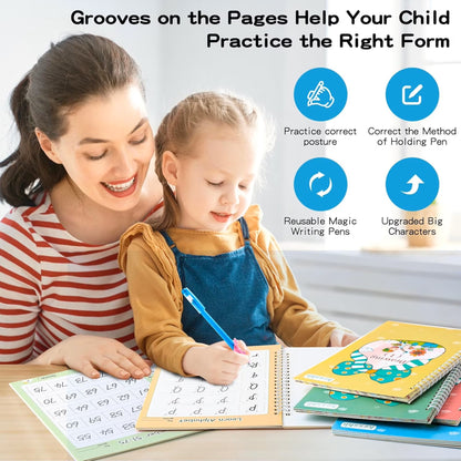 Reusable Pre-School Practice Workbook Series - Set of 5