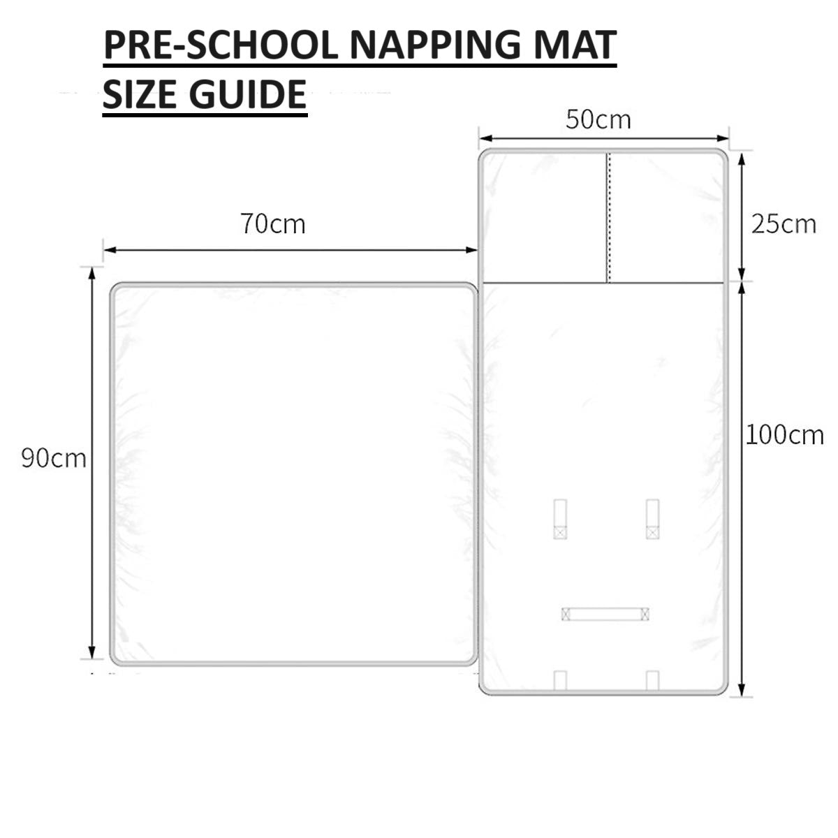 !!! PRE-ORDER !!! Pre-School Napping Mat - Ages 2 - 6 Years