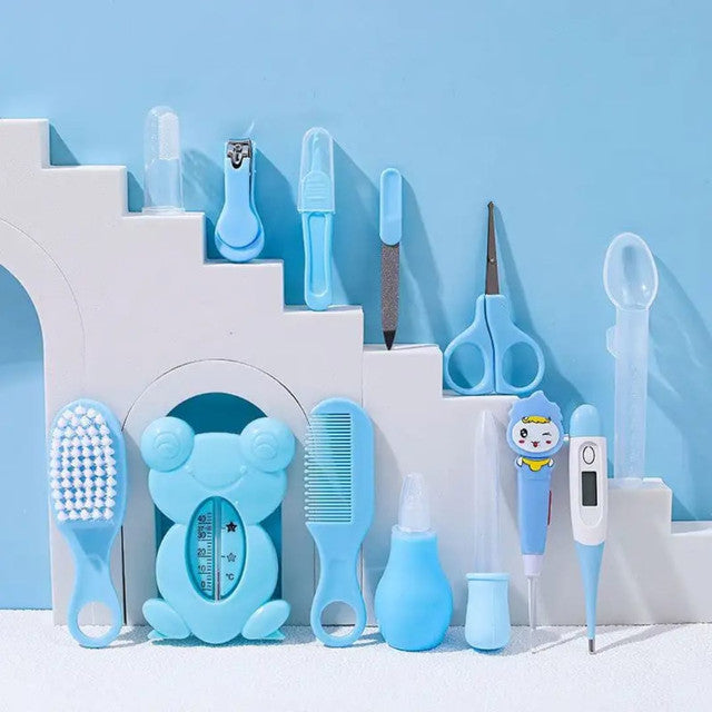 All-in-One Baby Grooming & Care Kit - 13 Pieces