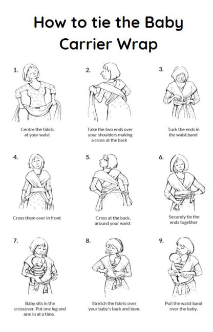 Cotton Baby Wrap Carrier