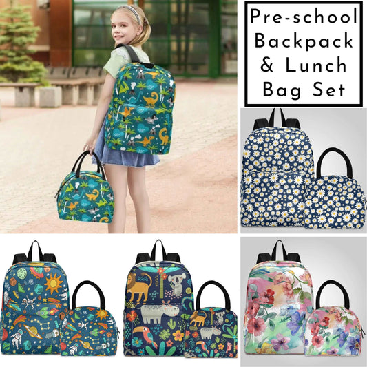 Pre-School Backpack & Matching Lunch Bag - Chai Namibia