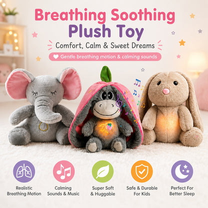 Breathing & Soothing Snuggle Plush Toys For Kids
