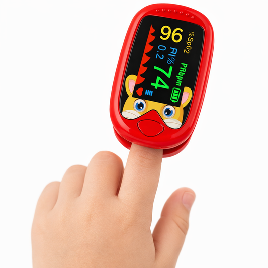 Paediatric Finger Blood Oxygen Meter & Monitor