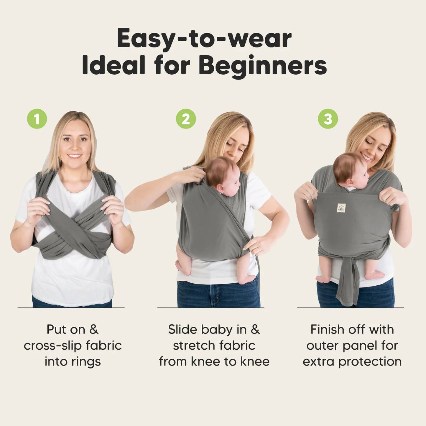 Ergonomic Baby Wrap Carrier - Adjustable