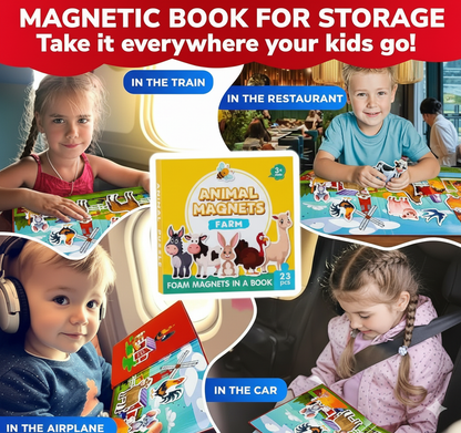 Magnetic Travel Puzzle Books for Toddlers