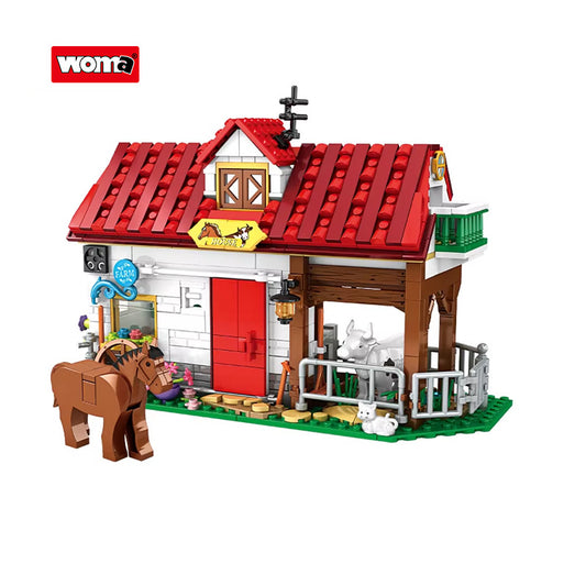 Woma Building Blocks -  Horse Stable