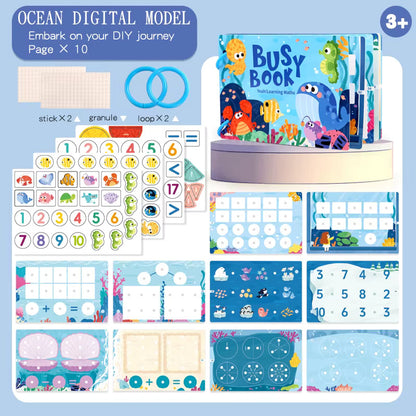Montessori Busy Book - Toddler Activity Book