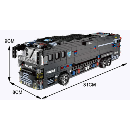 Woma Building Blocks -  SWAT Team Bus