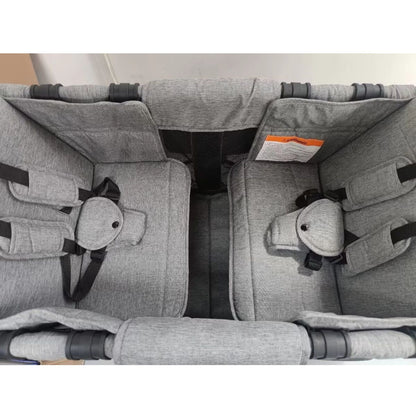 Luxury Foldable Wagon Stroller for 2 Kids & Cargo