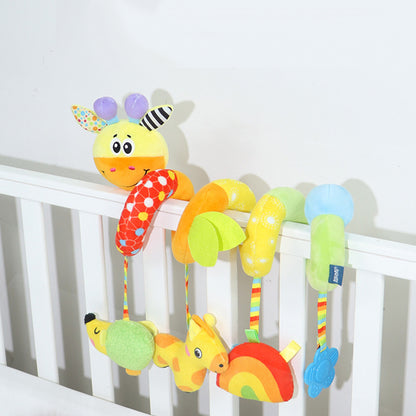 Animal Activity Spiral Plush Toys For Babies