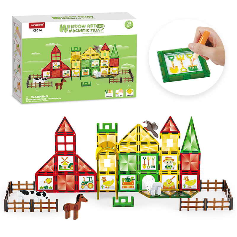 STEM Magnetic Building Block Tiles