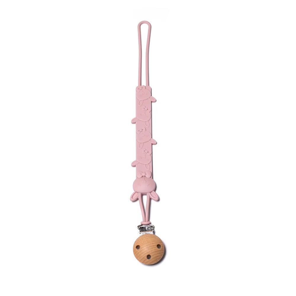 Silicone Baby Dummy Clips (One Piece Safety Design)