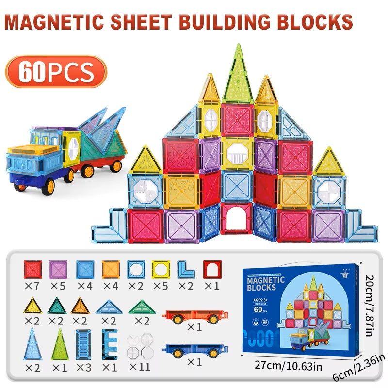 STEM Magnetic Building Block Tiles