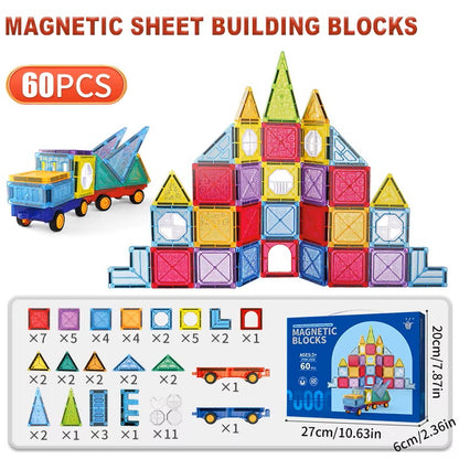STEM Magnetic Building Block Tiles