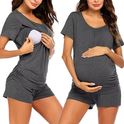 Soft Summer Maternity & Breastfeeding Pyjamas