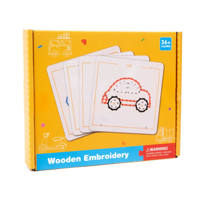 Kids Wooden Lacing & Threading Boards