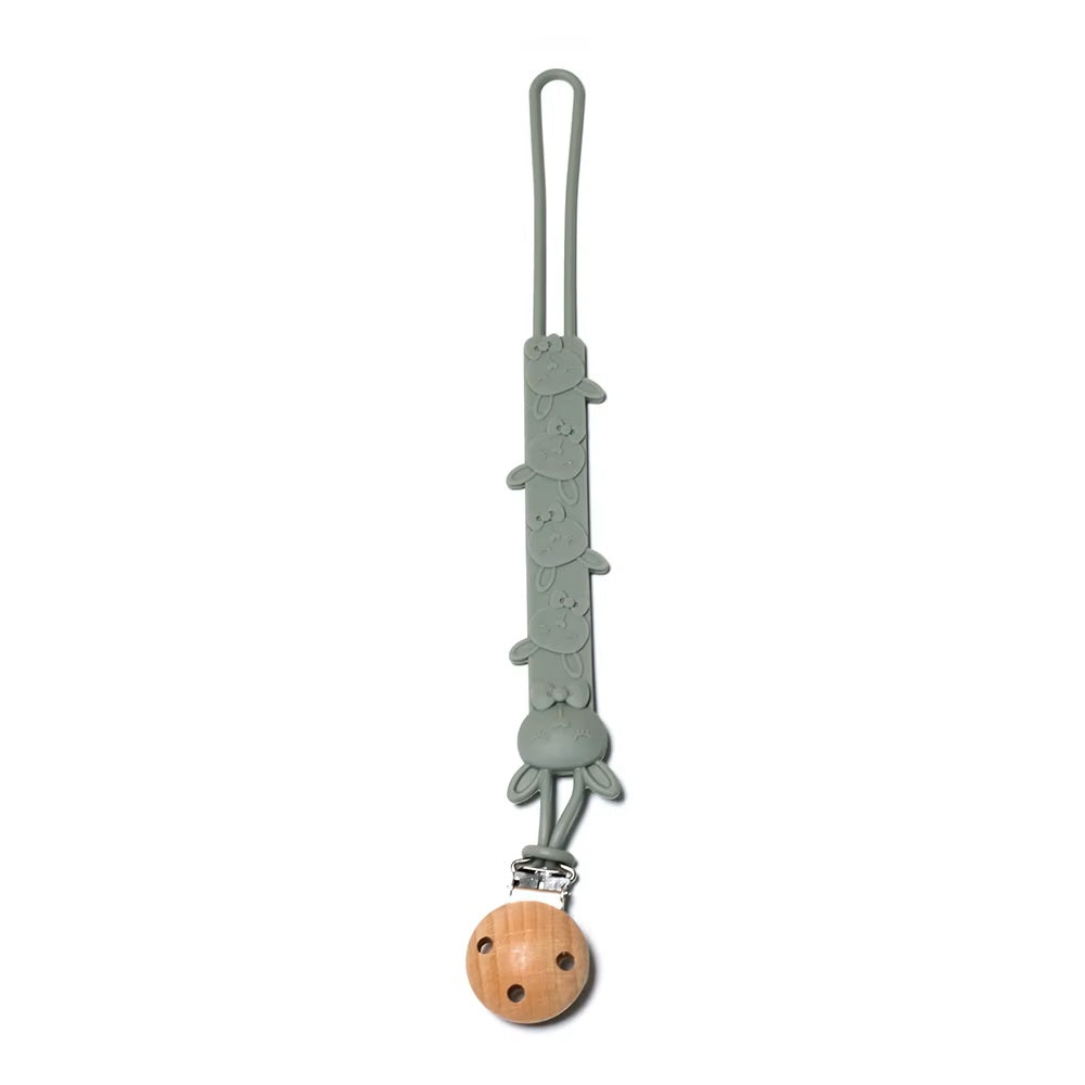 Silicone Baby Dummy Clips (One Piece Safety Design)