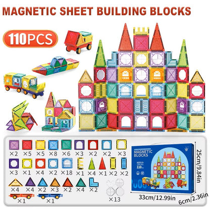 STEM Magnetic Building Block Tiles