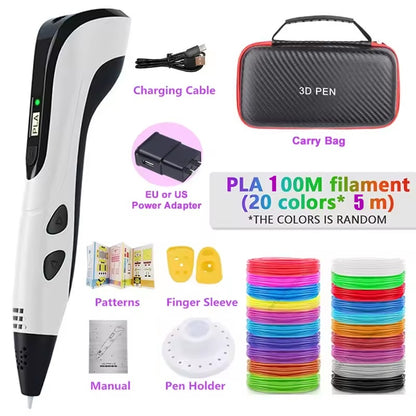 3D Printing Pen for Kids – Creative DIY Filament Drawing Toy