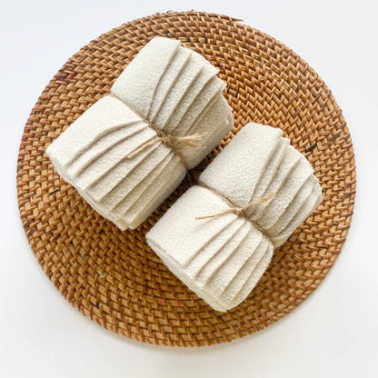 Pokkelokkie Reusable Fleece Liners For Nappies - Pack of 10