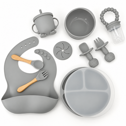 8IN1 Silicone Toddler Eating Sets - Plate Cover Included